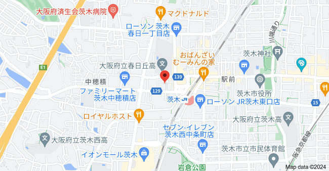 エスバイエルクラスタ茨木の地図