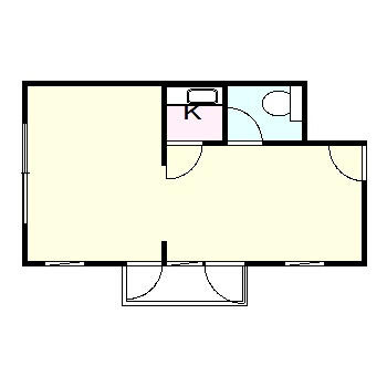 自治医大ビル3F　西側の間取り