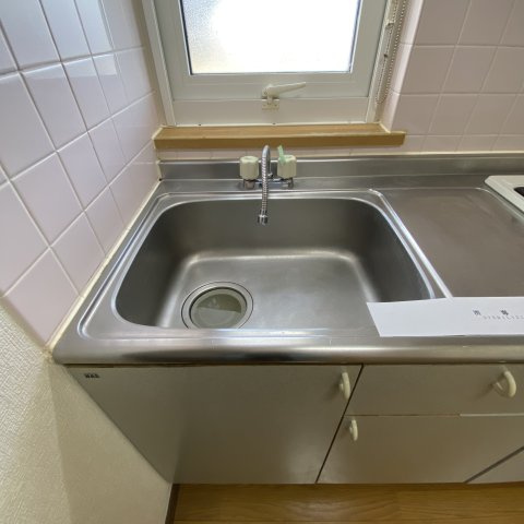 アリコベールＣ棟のキッチン|コンパクトなキッチンで掃除もラクラク