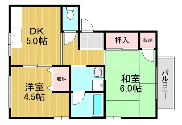 サンフル狭山の間取り