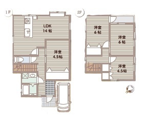 【間取り】 | 加古川市平岡町一色　中古戸建 | 4LDKです。
