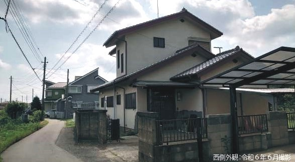 敷地面積94坪　売地　川越市豊田本5丁目の前面道路含む現地写真|現地（2024年6月）撮影
