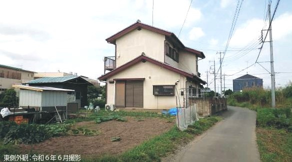 敷地面積94坪　売地　川越市豊田本5丁目の外観|現地（2024年6月）撮影