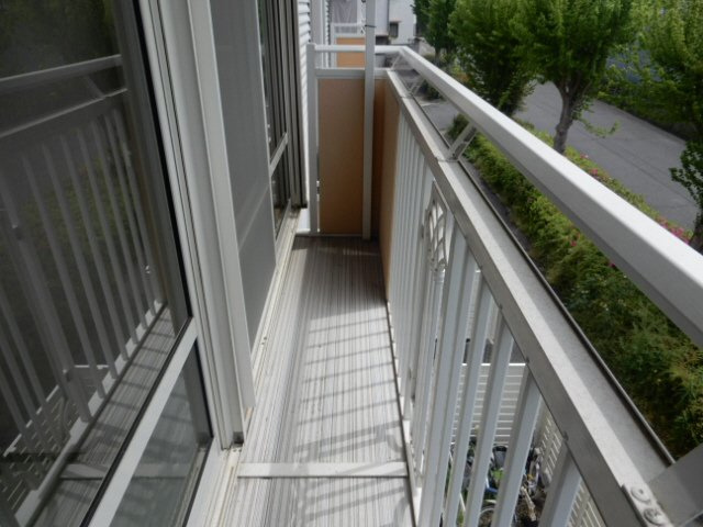 サンライフ西尾のバルコニー