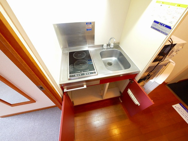 レオパレス佐保川のキッチン|使いやすいキッチンです