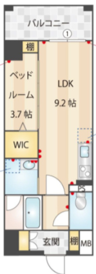 【間取り】 | Cinnamon Court | 現況優先。