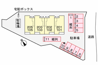 【駐車場】