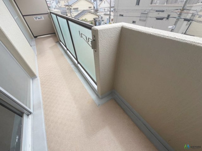 【バルコニー】 | 流町ビューハイツ | 落ち着いた時間を過ごせるバルコニーです