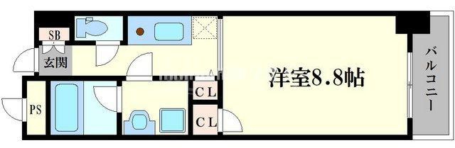 パークハイムうつぼの間取り