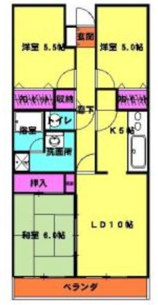 【間取り】 | ダイヤモンドマンション2号館