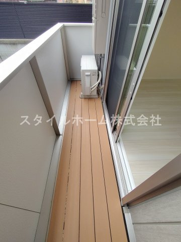 D-square古宿町のバルコニー