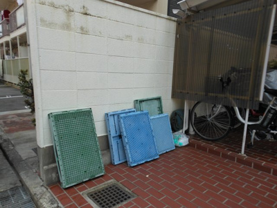 【その他共用部分】 | ユニライフ緑地公園 | ゴミ置場