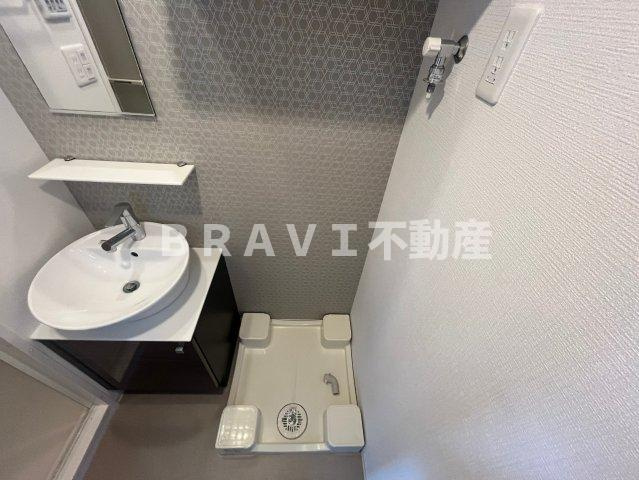 エスリード大阪城テラスの洗面所|使いやすい洗面所です
