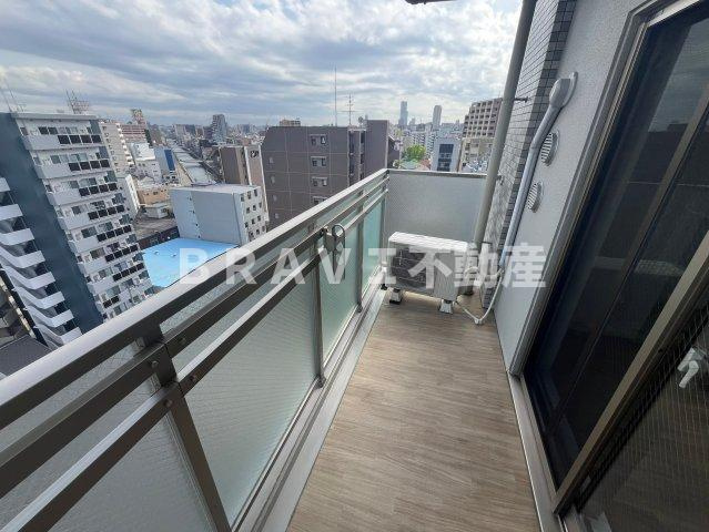 エスリード大阪城テラスのバルコニー|広々としたバルコニーです