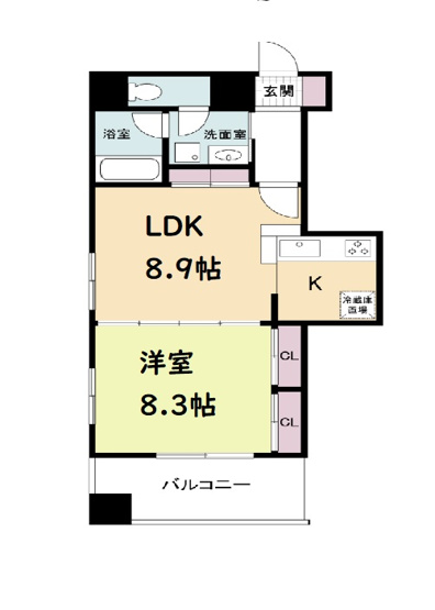 【間取り】 | レジディア心斎橋ウエスト