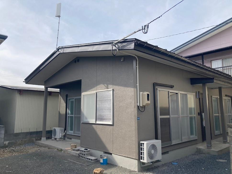 山形市西田中古住宅【A棟】の外観|山形市西田A棟。リフォーム工事済み！