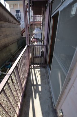 【バルコニー】 | 八田ハイツA棟