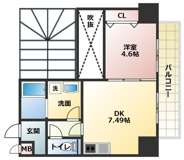 【間取り】 | アートレジデンス上町