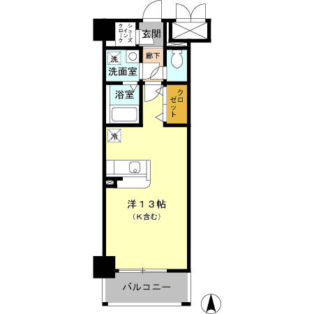 リュージュの間取り