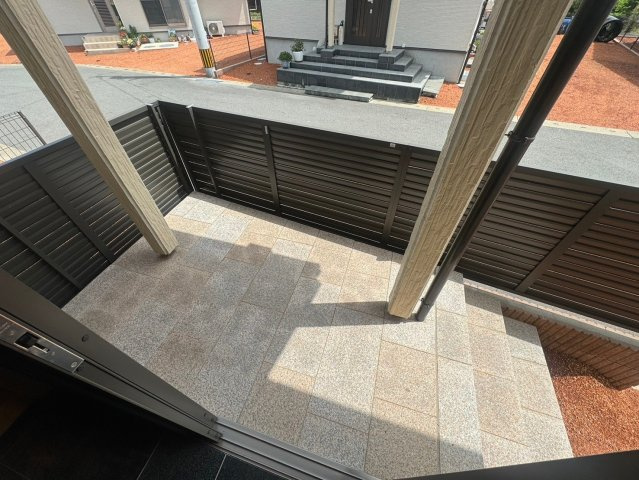 城島町青木島　中古平屋の玄関