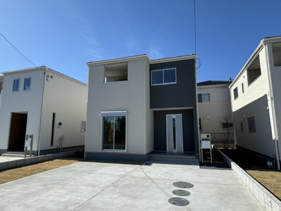 【外観】 | 市川市大町新築戸建【大町小学校：7分】 | 3号棟外観・完成済み内覧可能です！