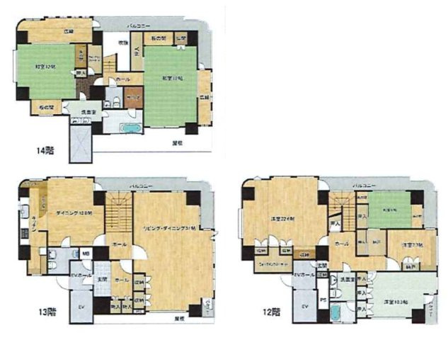 シオン阿倍野の間取り