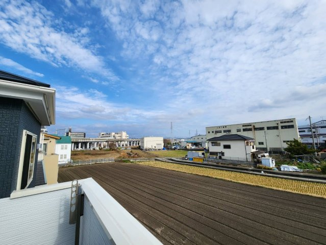 神戸市第9西区伊川谷町潤和　新築戸建の展望|バルコニーからの眺望になります。南側に高い建物がないので日当たり・通風良好です。