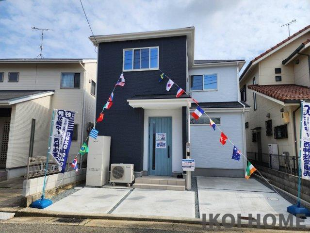 神戸市第9西区伊川谷町潤和　新築戸建の外観|駐車場はL字2台になります。
普通車2台可能です。