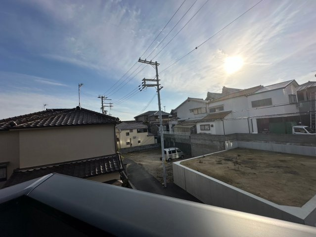 明石市藤江　新築戸建の展望|●年中無休：見学時間9:00～20:00・当日予約可●住戸からの眺望でございます。大きな建物ございませんので陽当り・通風良好です。