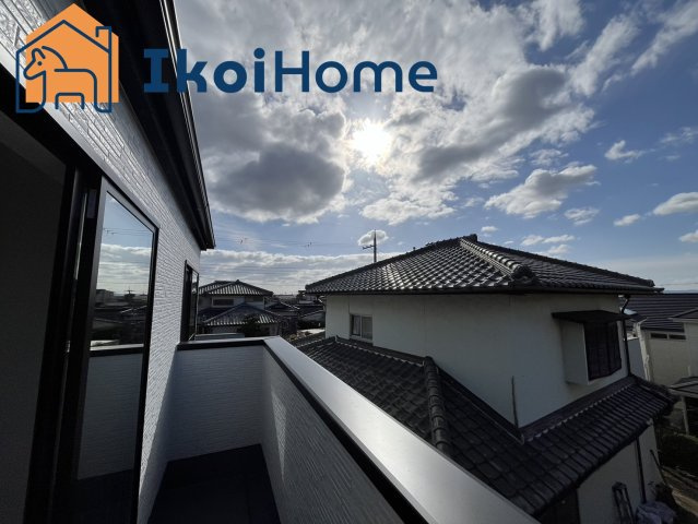 明石市大久保町高岡　6期　2号棟　新築戸建の展望|●年中無休：見学時間9:00～20:00・当日予約可●住戸からの眺望でございます。大きな建物ございませんので陽当り・通風良好です。