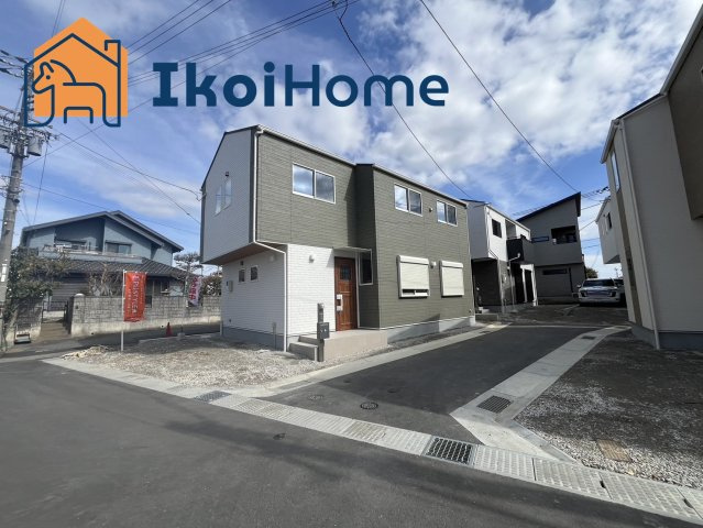 明石市魚住町清水　新築戸建　全4区画　4号地の前面道路含む現地写真|●年中無休：見学時間9:00～20:00・当日予約可●西区、垂水区、明石市初。弊社では契約前に新築戸建の住宅診断を無料で行っております。大きな買い物ですので石橋を叩いて渡ることをお勧めしております。