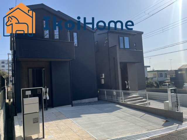 神戸市西区美穂が丘4丁目　新築戸建　1号地の外観|●資料・カタログのご請求無料●現地見学可能●敷地内にはお車を2台駐車することができます。こちらは1号地になり、2号地と間取は同じですが角地でないことから少しお安くなっています。