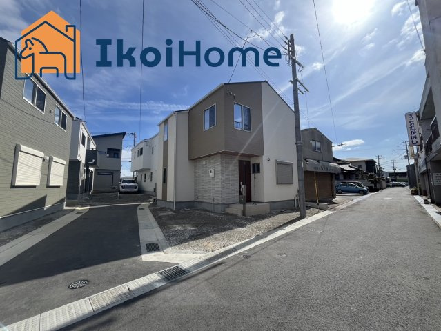 明石市魚住町清水　新築戸建　全4区画　2号地の前面道路含む現地写真|物件・当店の最寄り駅まで無料送迎サービスございます。買い物のついでに、用事のついでに、ちょっとした空き時間にも対応致します！最短、10分で指定場所までお迎えに向かいます！まずはお問い合わせください！