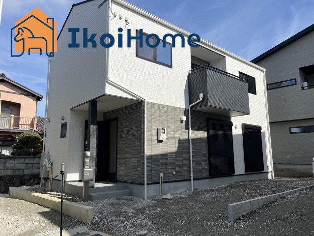 明石市魚住町清水　新築戸建　全4区画　3号地の外観|●資料・カタログのご請求無料●現地見学可能●4区画分譲販売のうち、こちらは第3号地になります。敷地内には普通車2台を駐車することができます。高い建物もなく日当たりや通風も良好です。