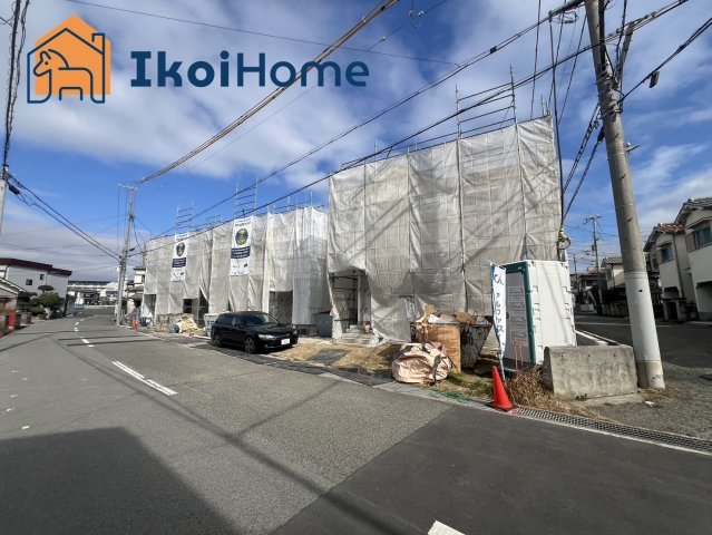 明石市魚住町西岡　D号棟　新築戸建の前面道路含む現地写真|物件・当店の最寄り駅まで無料送迎サービスございます。買い物のついでに、用事のついでに、ちょっとした空き時間にも対応致します！最短、10分で指定場所までお迎えに向かいます！まずはお問い合わせください！