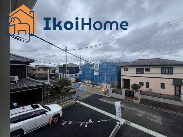 神戸市西区宮下2丁目 新築戸建　1号棟の展望|●年中無休：見学時間9:00～20:00・当日予約可●住戸からの眺望でございます。大きな建物ございませんので陽当り・通風良好です。かなり広いのでお洗濯物もゆったりと干せます。