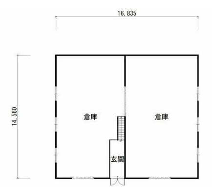 甲賀市水口町貴生川１丁目の倉庫