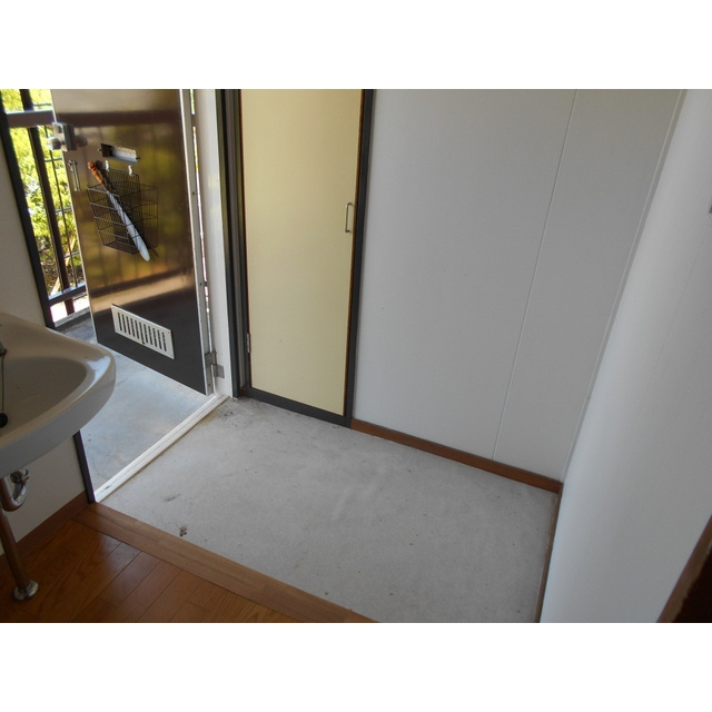 本巣市仏生寺のアパートの玄関