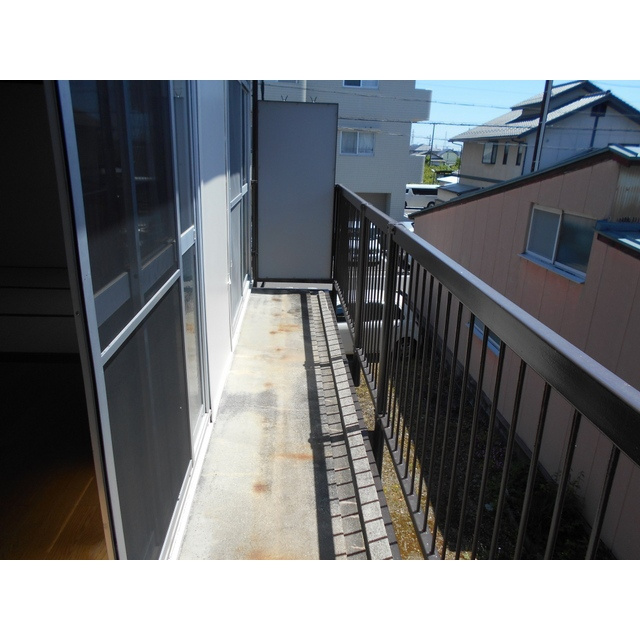 本巣市仏生寺のアパートのバルコニー|ベランダ