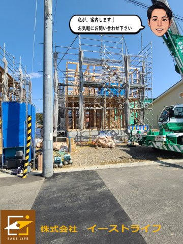 【子育て支援対象】平下平窪第10の外観|2号棟外観（3/15撮影）　不動産の知識とフットワークの軽さが自慢です。電話は2コールで必ず出ます！（梶田真吾　Tel：080-9052-9009）