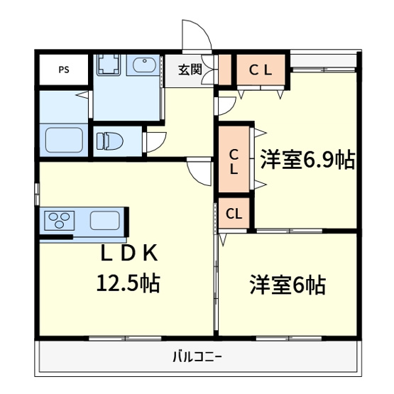 【間取り】 | 第二緑ハイツ