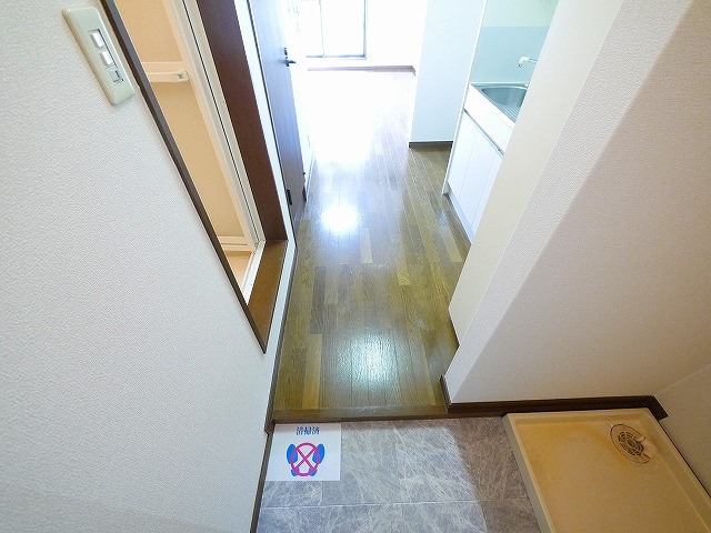 パセオ学園前の玄関|ゆったりとした玄関です