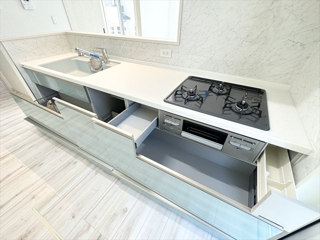 【キッチン】 | 新築戸建て「南足柄市生駒」 | キッチン収納