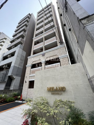 【外観】 | ミラノ堺筋 | スタイリッシュな外観のマンションです