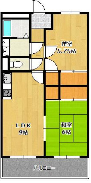 ラフェスタ二見の間取り
