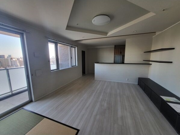 台東区雷門２丁目の賃貸マンションの居間・リビング