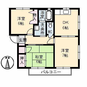 アンセスグランヒルズ　Ａ棟　の間取り