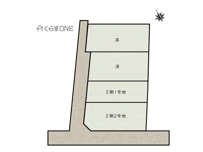 【区画図】 | 姫路市香寺町溝口2期／2区画