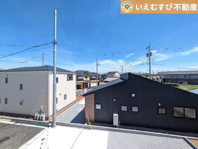 Livele Garden.S　行田佐間第6の展望|高い建物が無く開放感のある展望
バルコニーからの展望も開けていて閑静な住宅地が望めます。日当りも良いですね♪