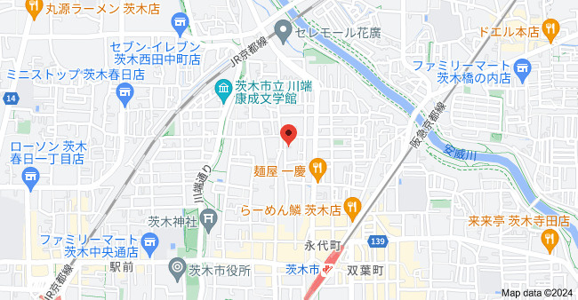 フジパレス東正雀の地図